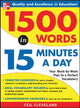 Book cover of: 1500 Words in 15 Minutes a Day