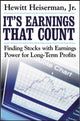 Book cover of: It's Earnings That Count. By: Hewitt Heiserman