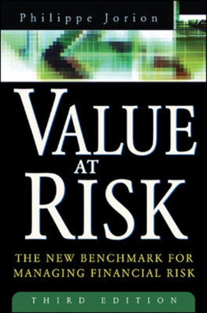Book cover of: Value at Risk, 3rd Ed.. By: Philippe Jorion