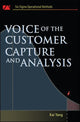 Book cover of: Voice of the Customer. By: Kai Yang