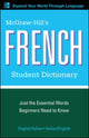 Book cover of: McGraw-Hill's French Student Dictionary. By: Jacqueline Winders
