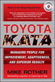 Book cover of: Toyota Kata: Managing People for Improvement, Adaptiveness and Superior Results