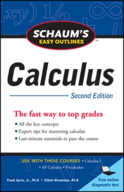 Book cover of: Schaum's Easy Outline of Calculus, Second Edition
