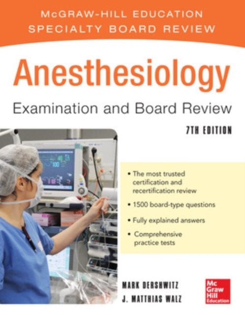 Book cover of: Anesthesiology Examination and Board Review 7/E