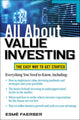 Book cover of: All About Value Investing. By: Esme E. Faerber
