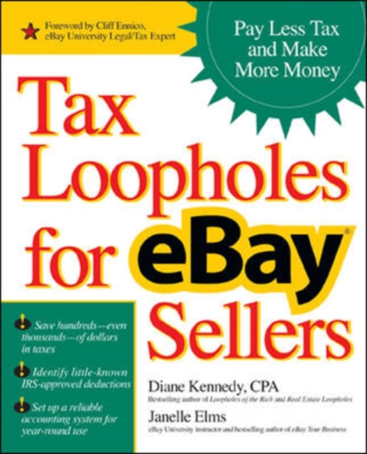 Book cover of: Tax Loopholes for eBay Sellers