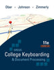 Book cover of: Gregg College Keyboarding & Document Processing (GDP); Lessons 1-60 text. By: Scot Ober