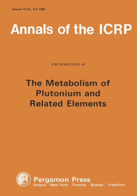 Book cover of: ICRP Publication 48. By: M. C. Thorne