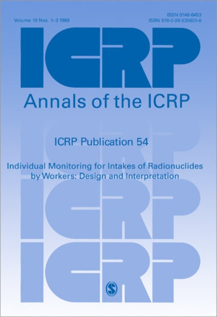 Book cover of: ICRP Publication 54. By: ICRP