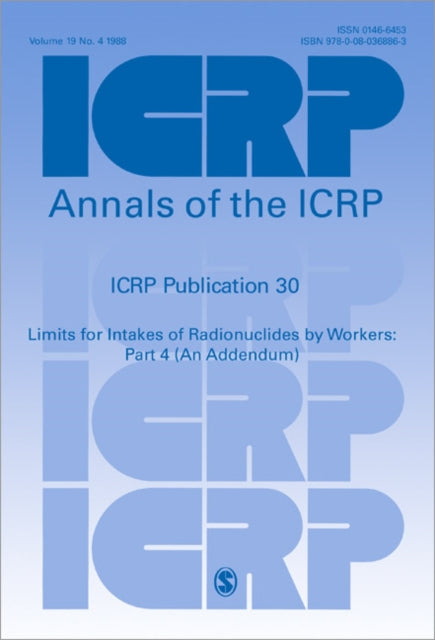 Book cover of: ICRP Publication 30. By: ICRP