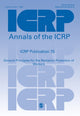 Book cover of: ICRP Publication 75. By: ICRP