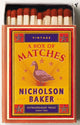Book cover of: Box of Matches. By: Nicholson Baker