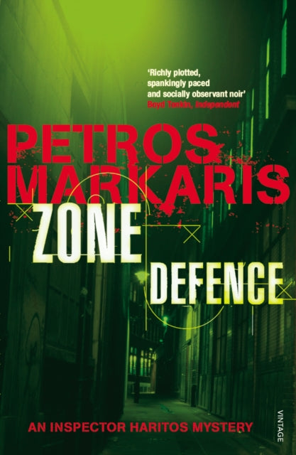 Book cover of: Zone Defence. By: Petros Markaris
