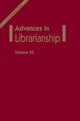 Book cover of: Advances in Librarianship