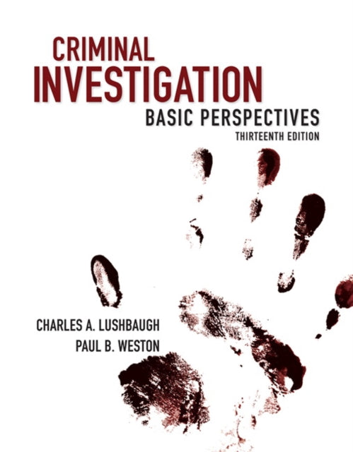 Book cover of: Criminal Investigation. By: Charles Lushbaugh