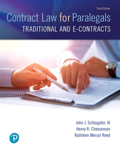 Book cover of: Contract Law for Paralegals. By: Kathleen Reed
