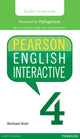 Book cover of: Pearson English Interactive 4 (Access Code Card). By: Michael Rost