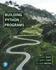 Book cover of: Building Python Programs. By: Stuart Reges