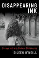 Book cover of: Disappearing Ink. By: Eileen O'Neill