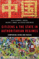 Book cover of: Citizens and the State in Authoritarian Regimes. By: Valerie Bunce