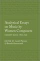 Book cover of: Analytical Essays on Music by Women Composers: Concert Music, 1900–1960. By: Laurel Parsons