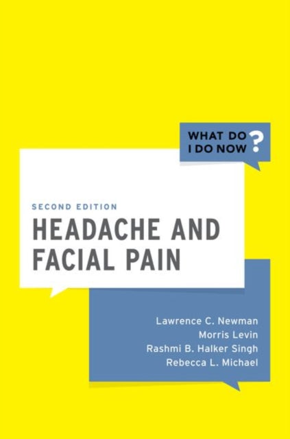 Book cover of: Headache and Facial Pain. By: Lawrence Newman