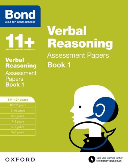 Book cover of: Bond 11+: Verbal Reasoning: Assessment Papers. By: Bond