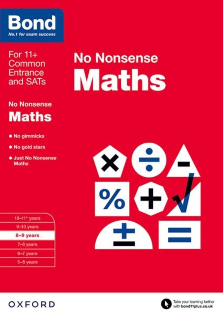 Book cover of: Bond: Maths: No Nonsense. By: Sarah Lindsay