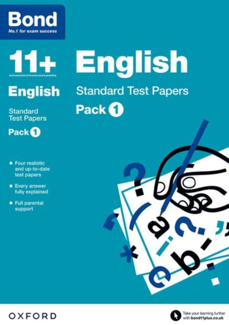Bond 11 +: English: Standard Test Papers: Ready for the 2025 exam (for GL Assessment & other 11 plus exams), Pack 1 9780192740731 Sarah Lindsay
