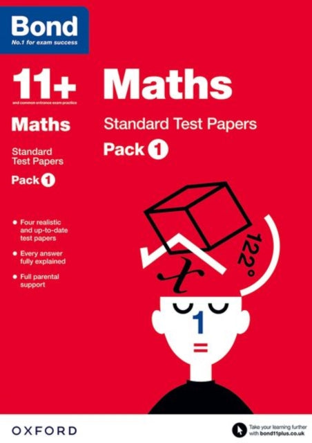 Book cover of: Bond 11+: Maths: Standard Test Papers (for GL Assessment & other 11 plus exams). By: Andrew Baines