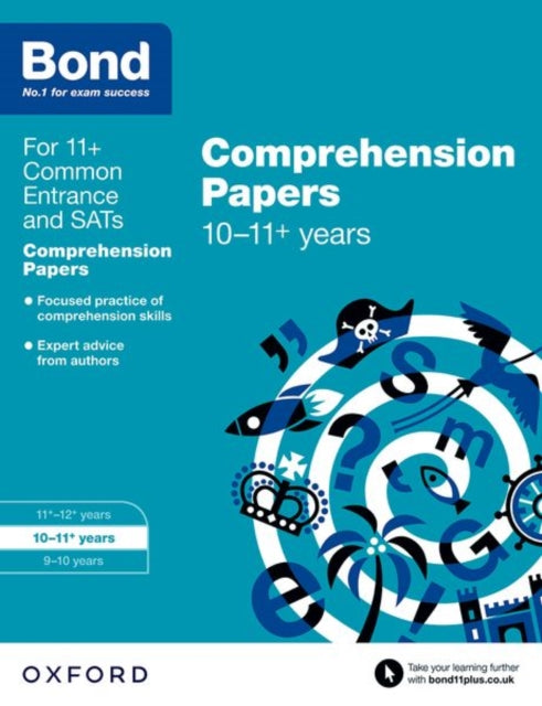 Book cover of: Bond 11+: English: Comprehension Papers: Ready for the 2025 exam (for GL Assessment & other 11 plus exams). By: Michellejoy Hughes