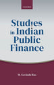 Book cover of: Studies in Indian Public Finance. By: M. Govinda Rao