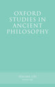 Book cover of: Oxford Studies in Ancient Philosophy, Volume 61. By: Victor Caston