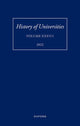 Book cover of: History of Universities XXXV / 1. By: Mordechai Feingold