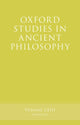 Book cover of: Oxford Studies in Ancient Philosophy, Volume 63. By: Rachana Kamtekar