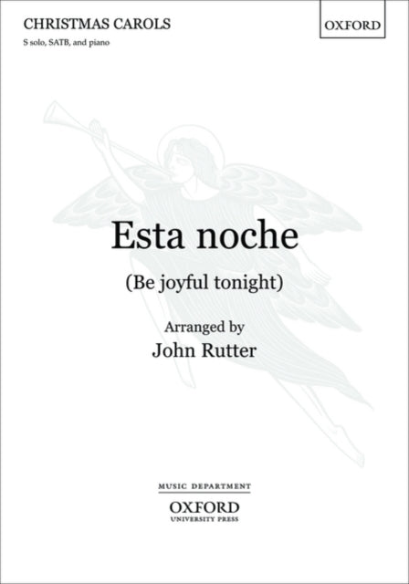 Book cover of: Esta noche (Be joyful tonight). By: John Rutter