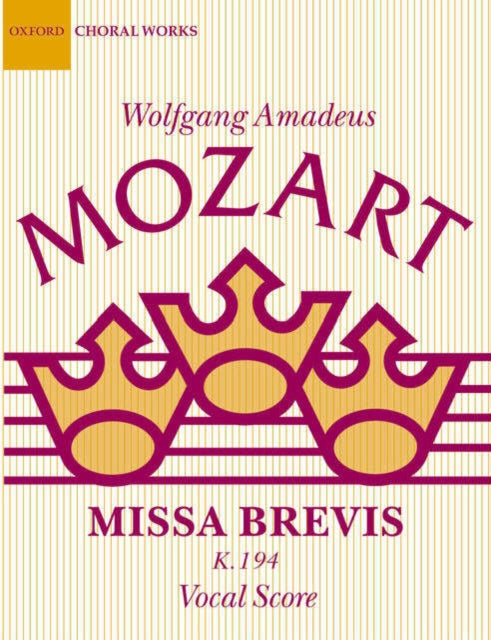 Book cover of: Missa Brevis in D K.194