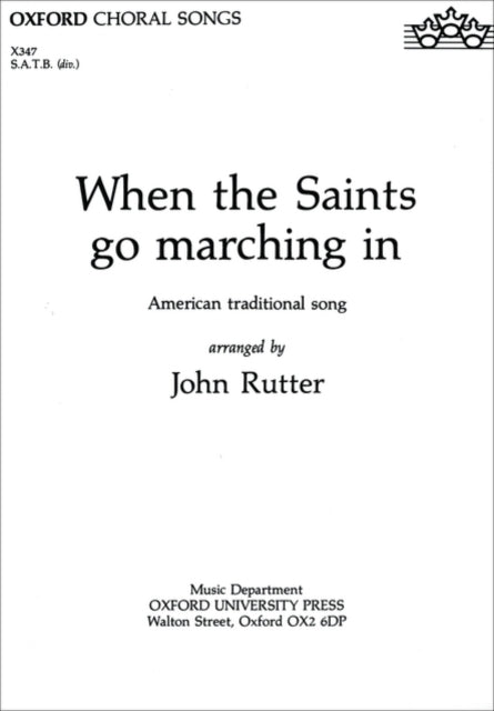 Book cover of: When the Saints go marching in