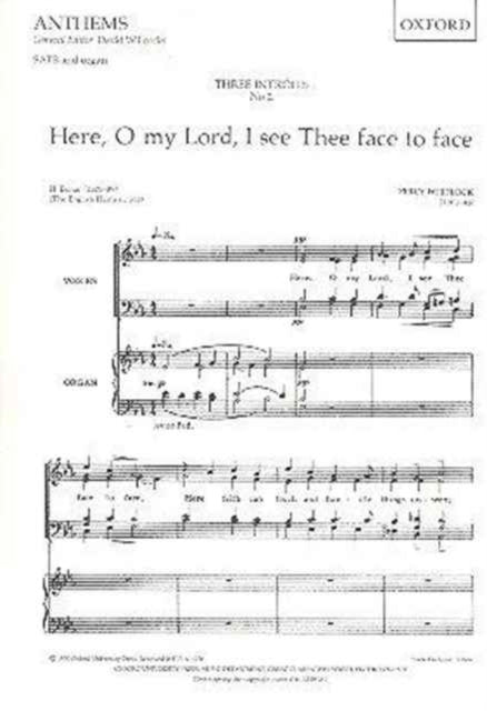 Book cover of: Here, O my Lord, I see Thee face to face