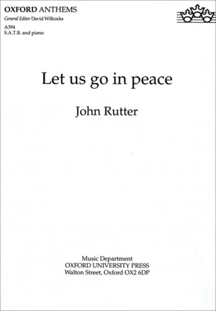 Book cover of: Let us go in peace