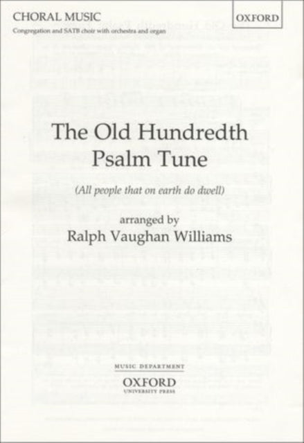 Book cover of: Old Hundredth Psalm Tune