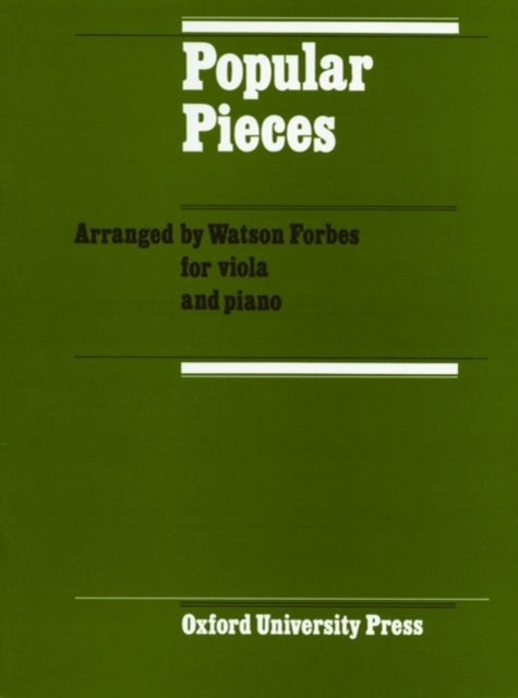 Book cover of: Popular Pieces for Viola