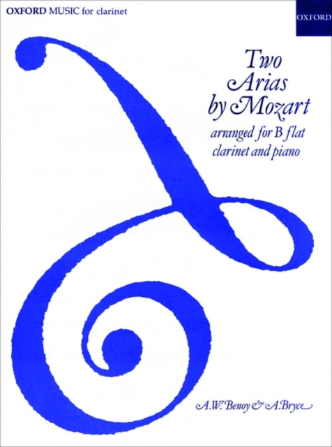 Book cover of: Two Arias. By: Wolfgang Amadeus Mozart