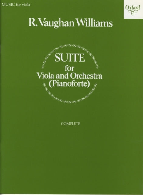 Book cover of: Suite for viola and orchestra (pianoforte). By: Ralph Vaughan Williams