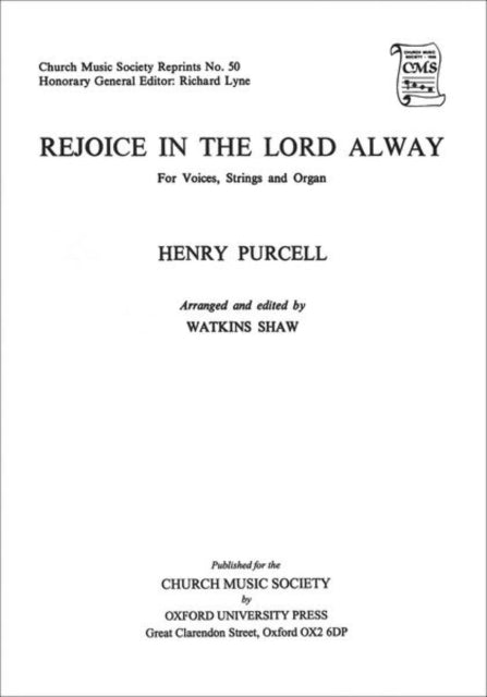 Book cover of: Rejoice in the Lord alway. By: Watkins Shaw