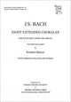 Book cover of: Eight Extended Bach Chorales for four-part choir and organ