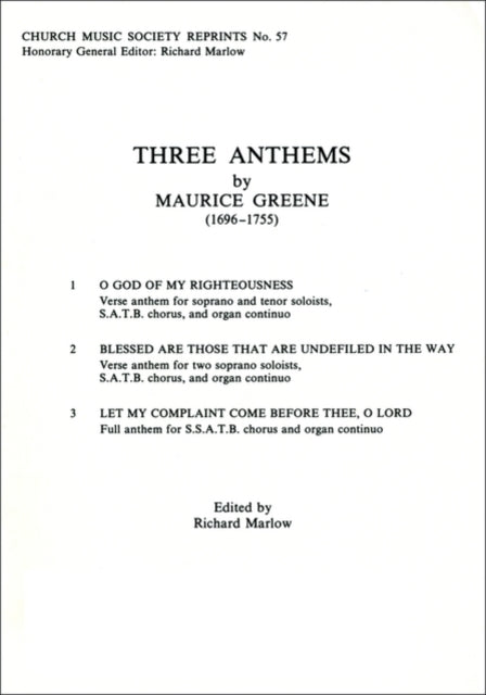 Book cover of: Three Anthems