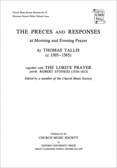 Book cover of: Preces and Responses