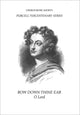Book cover of: Bow down thine ear, O Lord Z11