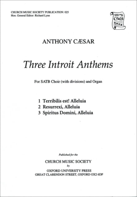 Book cover of: Three Introit Anthems